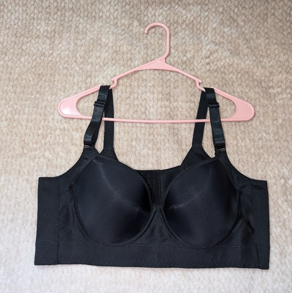 Black custom size 42 B bra